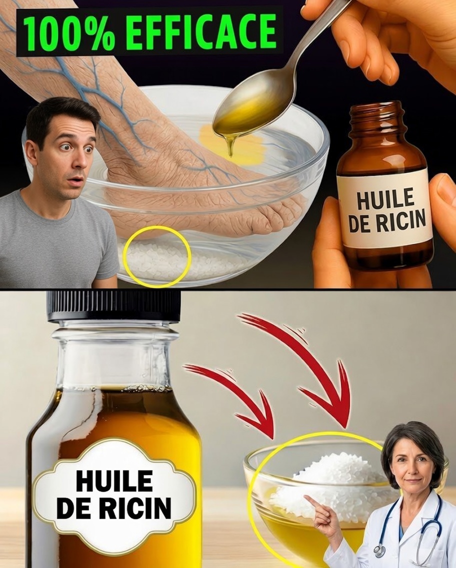 FEMMES DE PLUS DE 65 ANS : le bain de pieds de 10 jours à l’huile de ricin et au sel d’Epsom qui pourrait changer votre façon de vous sentir