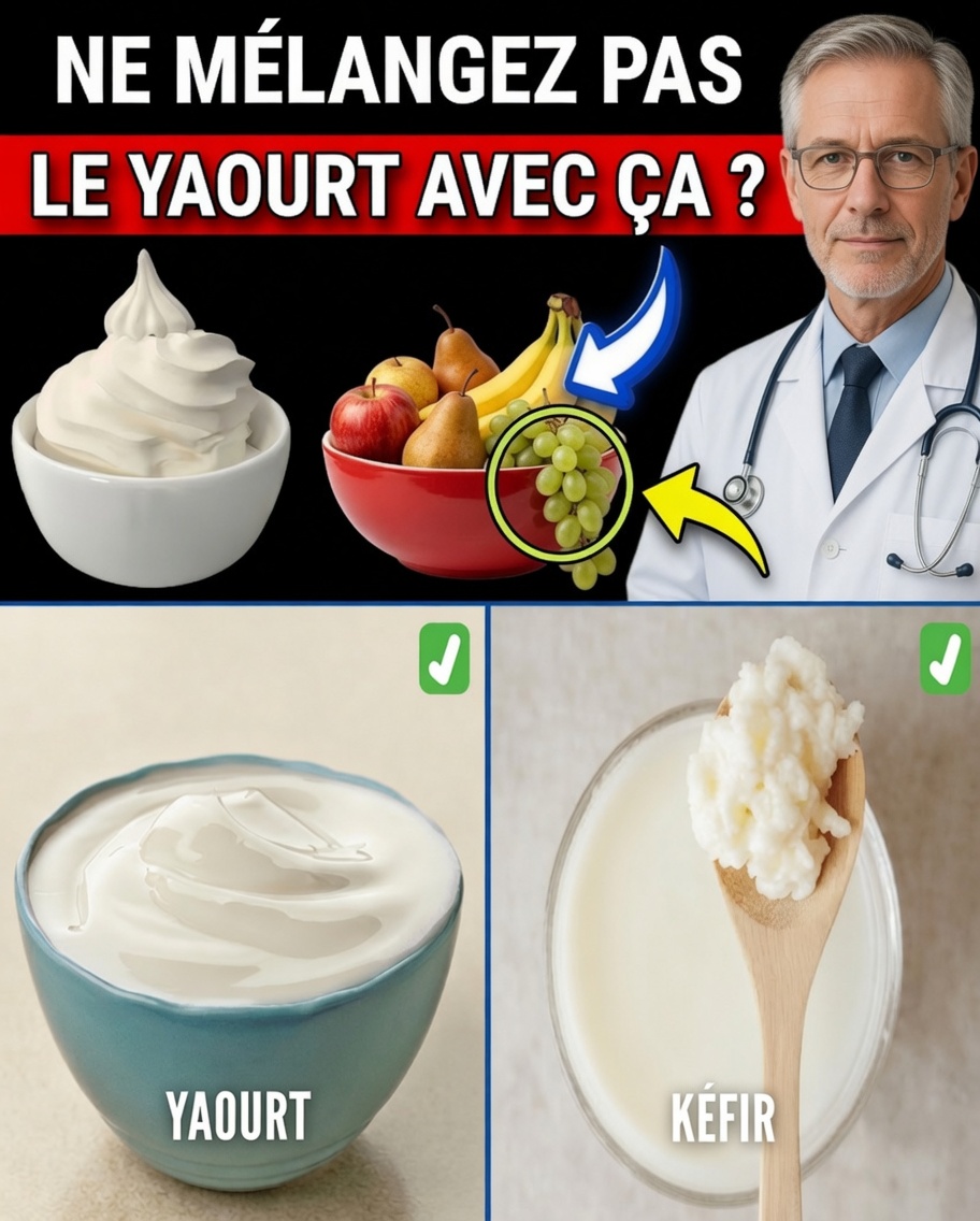 Alerte sur le yaourt : 4 combinaisons d’aliments qui nuisent à l’intestin et à la digestion