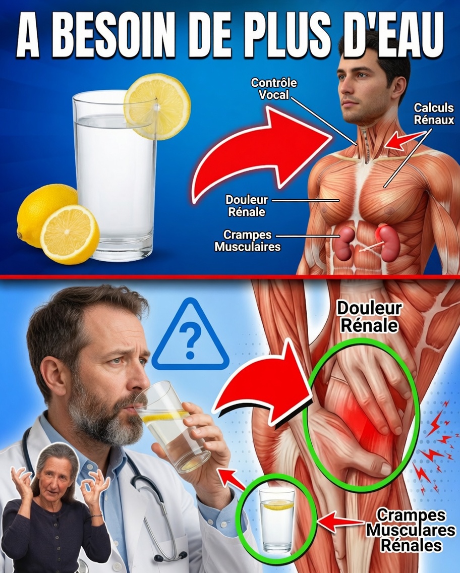 8 Signes que votre corps implore plus d’eau