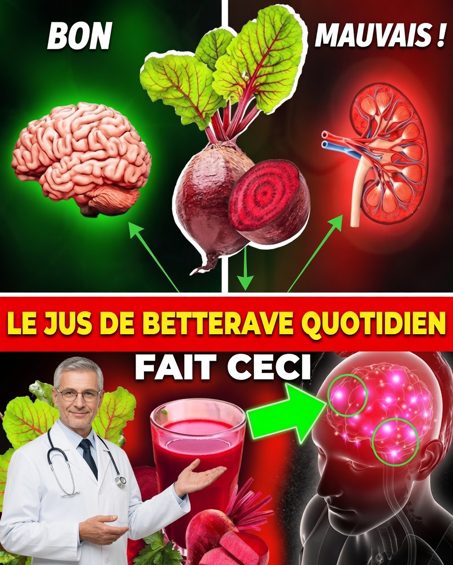 Que fait la betterave pour votre corps ? Et l’ALERTE que la science révèle
