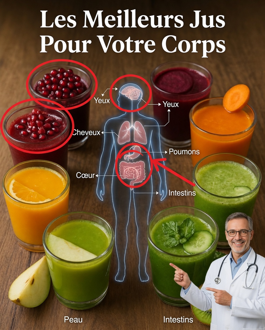 10 Meilleurs Jus Naturels pour Renforcer Chaque Partie de Votre Corps