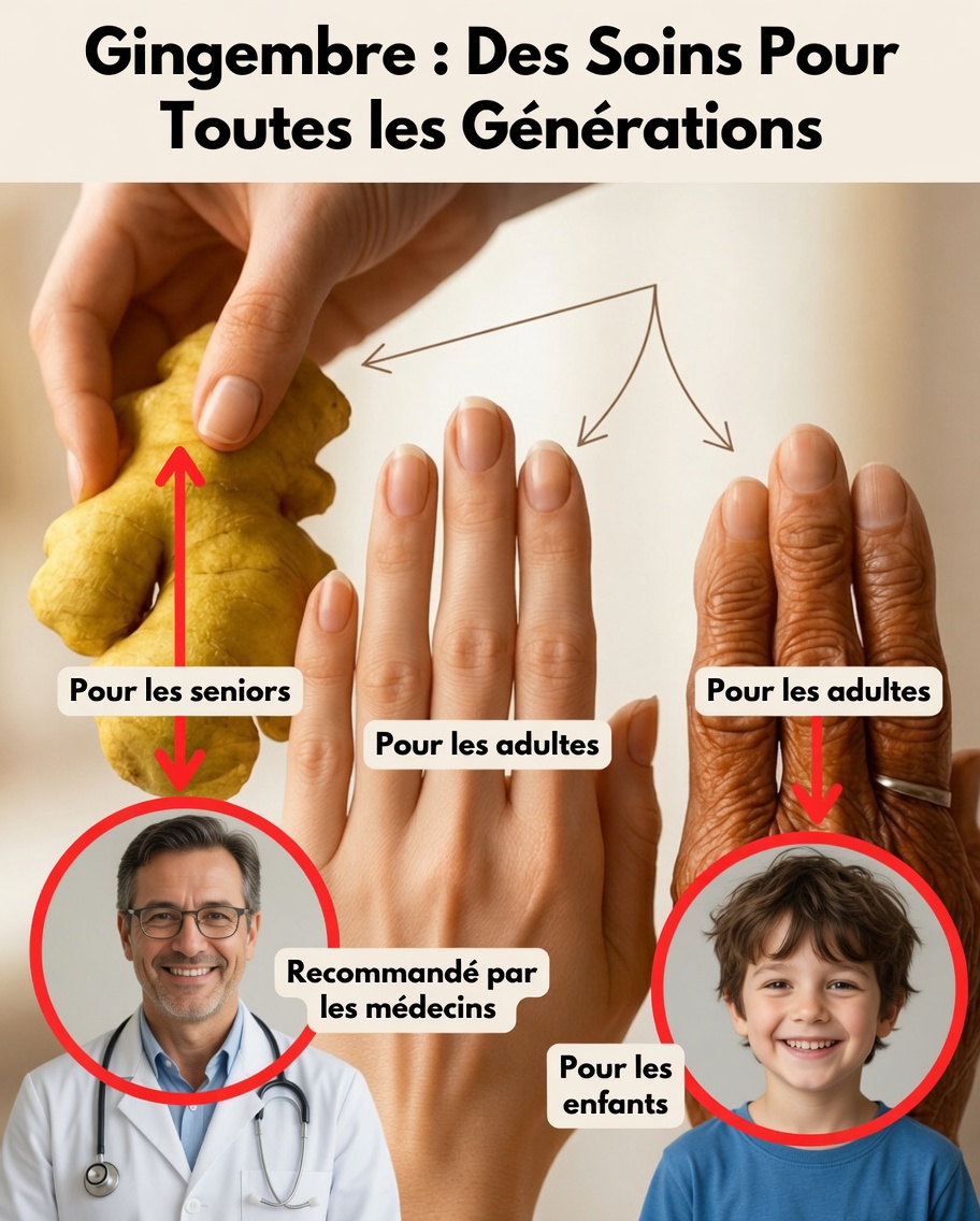 La Douce Touche du Gingembre pour des Mains qui Racontent Leur Histoire