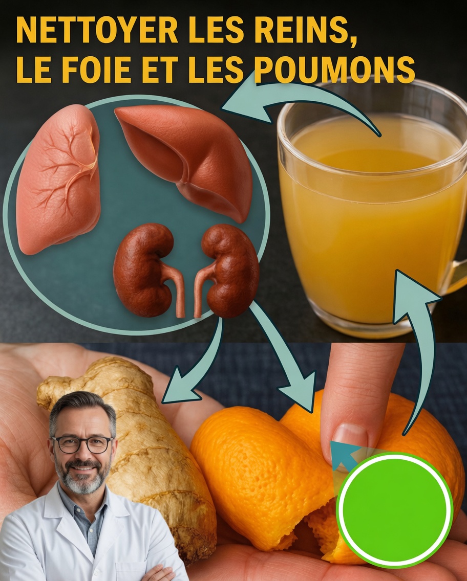 Débloquez le pouvoir de la mandarine, des noix et du gingembre pour nettoyer vos reins, votre foie et vos poumons
