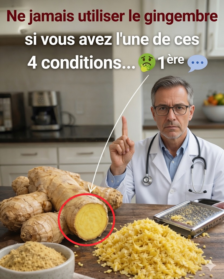 Gingembre : une racine puissante pour beaucoup — mais évitez-la si vous avez ces 4 affections courantes