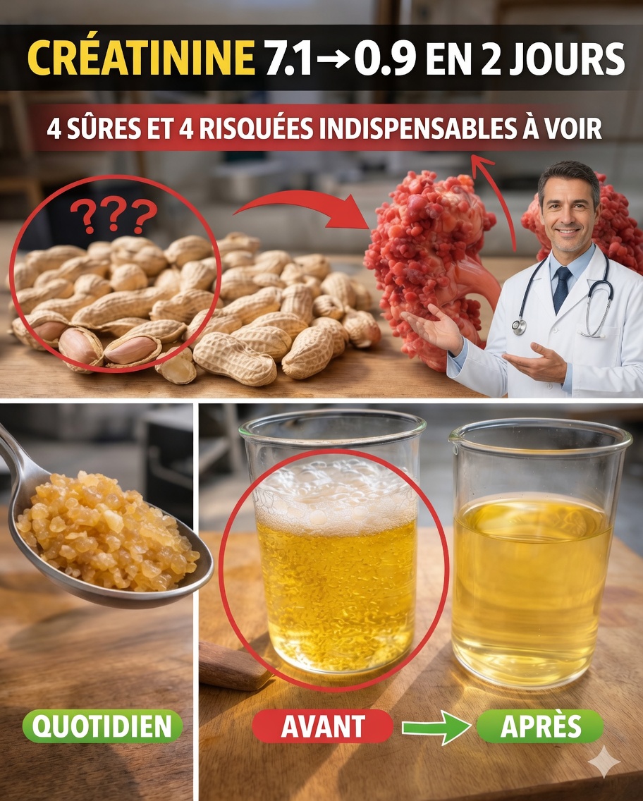Créatinine passée de 7,1 à 0,9 en 2 jours ? Découvrez 4 graisses saines pour les reins et 4 qui peuvent être risquées