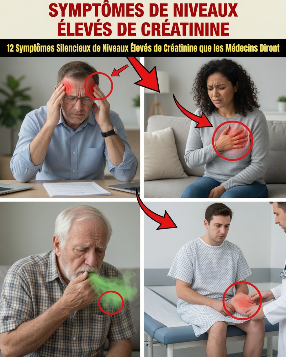 12 Signes Silencieux d’une Créatinine Élevée : Ce Que Votre Corps Peut Essayer de Vous Avertir Avant Qu’il Ne Soit Trop Tard