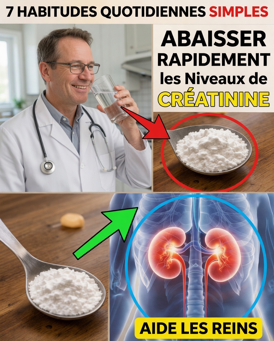 7 habitudes quotidiennes simples pour réduire rapidement la créatinine et éviter la dialyse