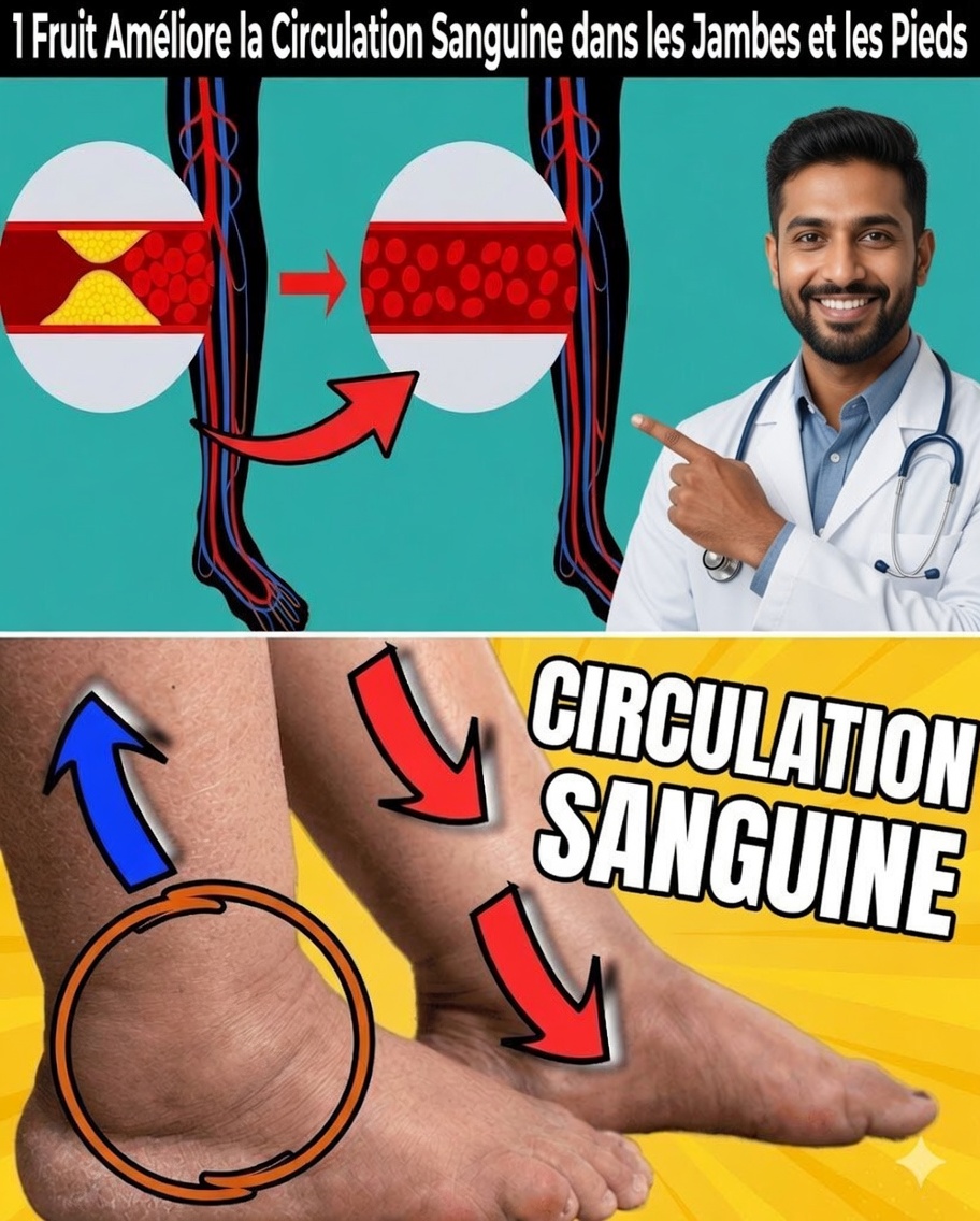 Top 5 des boissons naturelles qui peuvent améliorer immédiatement la circulation et le flux sanguin dans les jambes