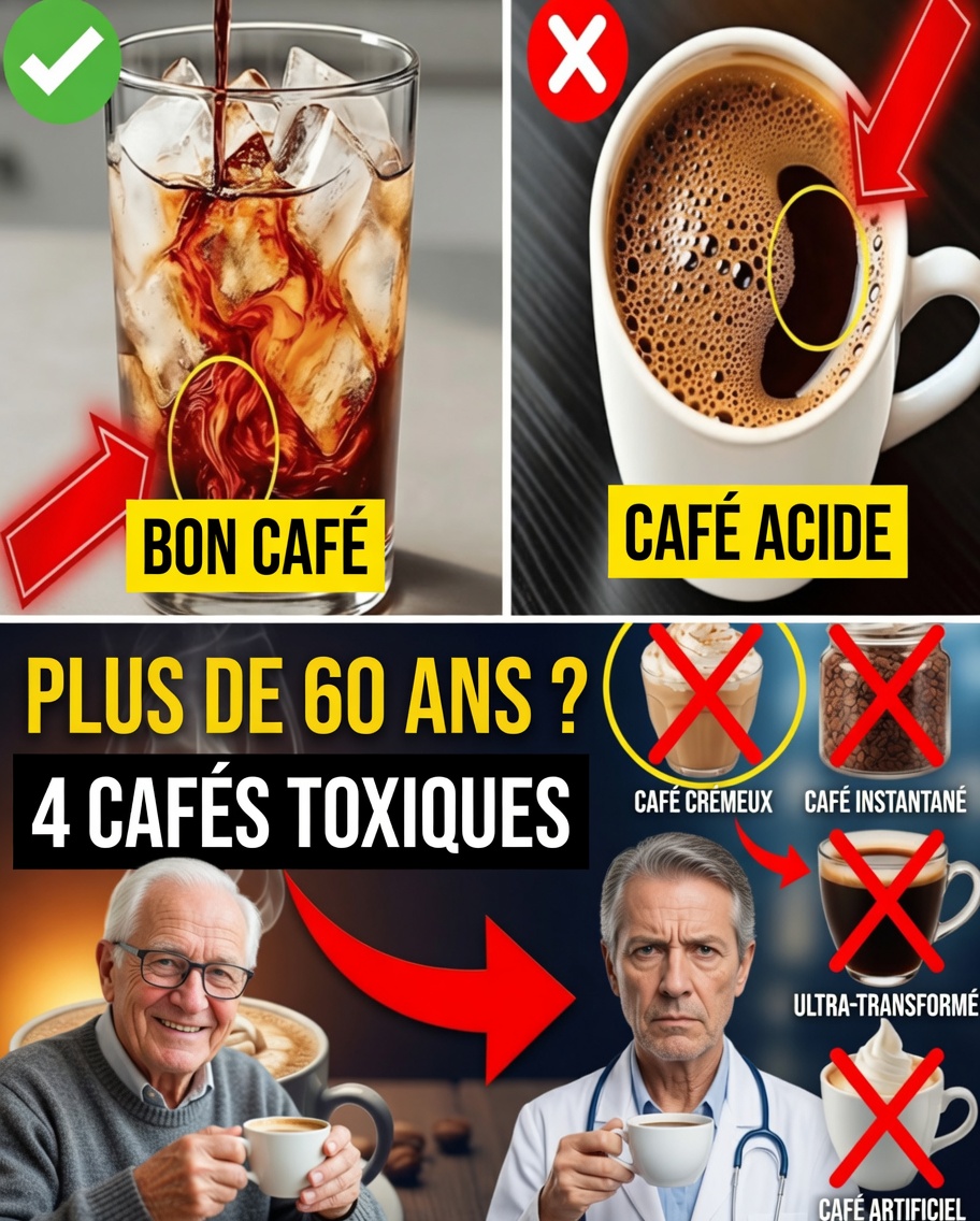 Plus de 60 ans ? Les 4 pires cafés que vous ne devez jamais boire et les 4 meilleurs à intégrer à votre routine quotidienne