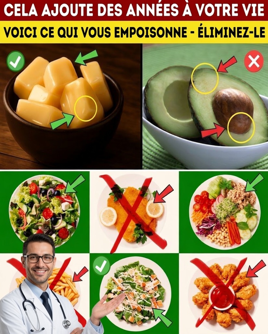 Plus de 65 ans ? 5 graisses DANGEREUSES que vous ne devez jamais consommer et 5 que vous DEVEZ inclure dans votre alimentation !