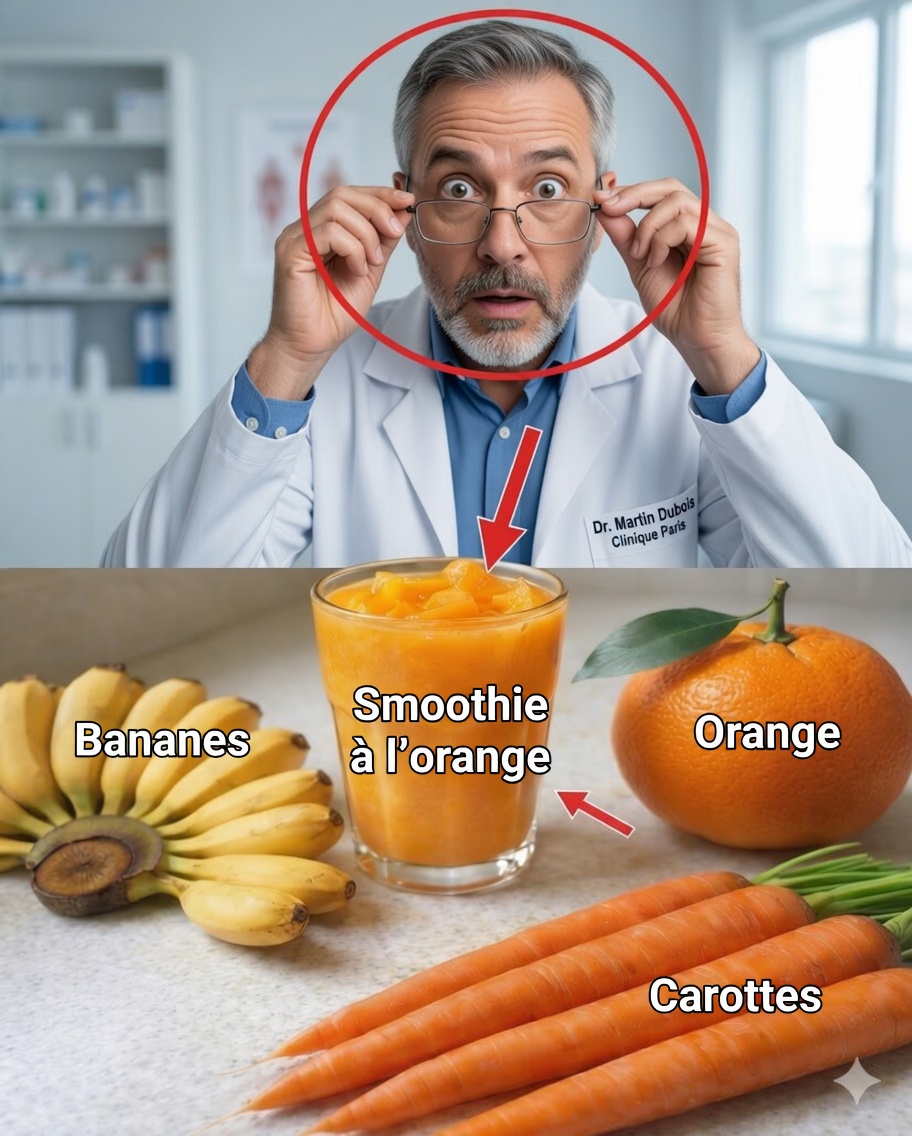 Un smoothie simple qui peut aider vos yeux : la force naturelle de l’orange, de la carotte et de la banane