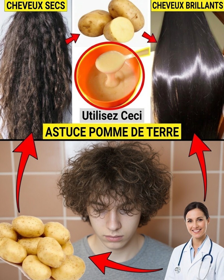 Traitement capillaire au jus de pomme de terre inspiré du Japon pour une pousse des cheveux plus rapide et naturelle