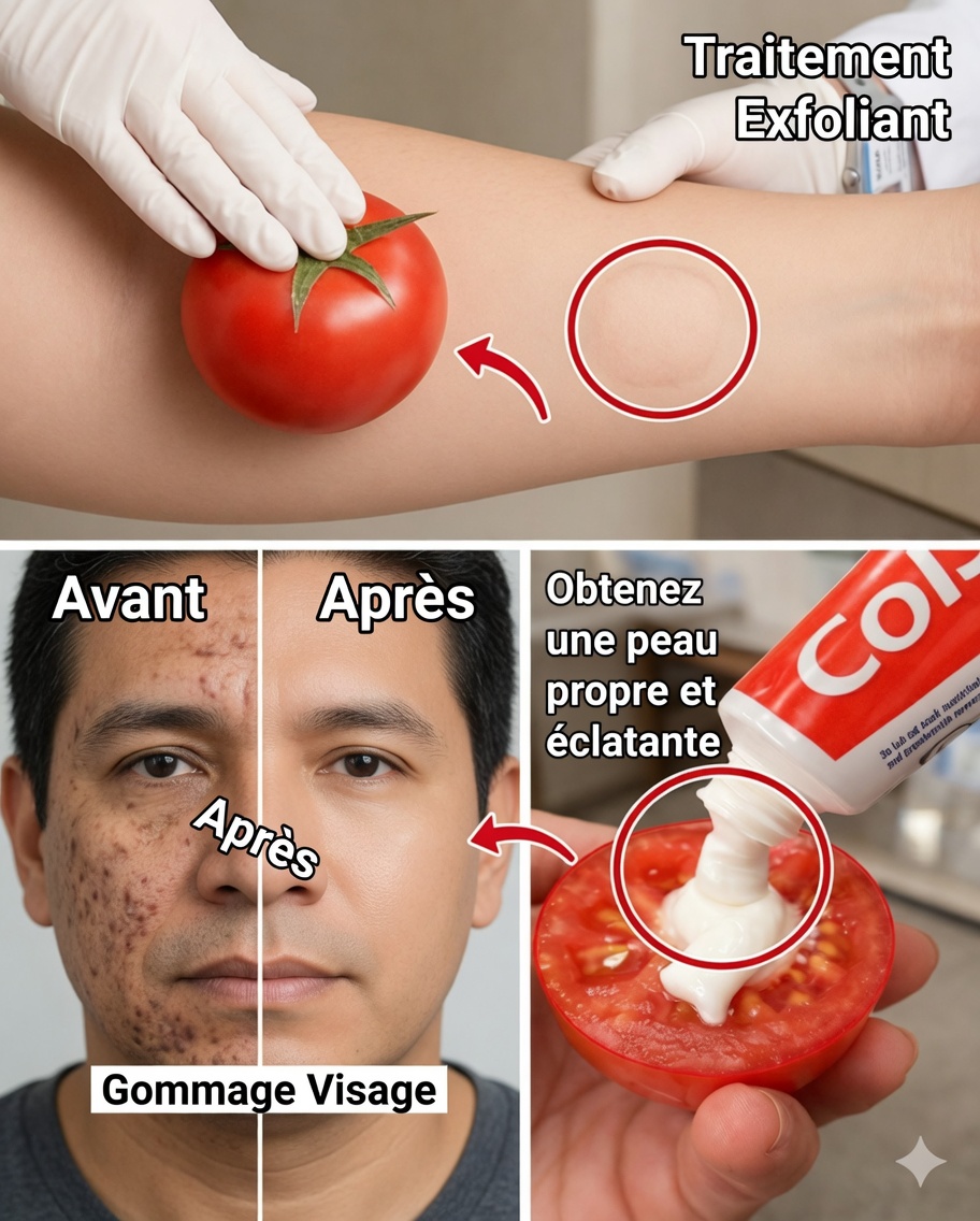 Masque facial à base de dentifrice et de tomate : l’astuce maison surprenante pour des pores plus petits, des taches plus claires et une peau plus éclatante