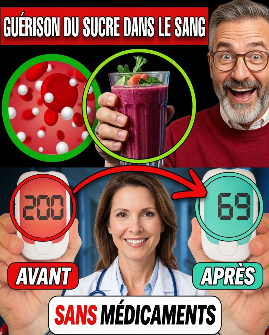 Un seul verre par jour pour éliminer le sucre du sang et réduire naturellement l’A1C