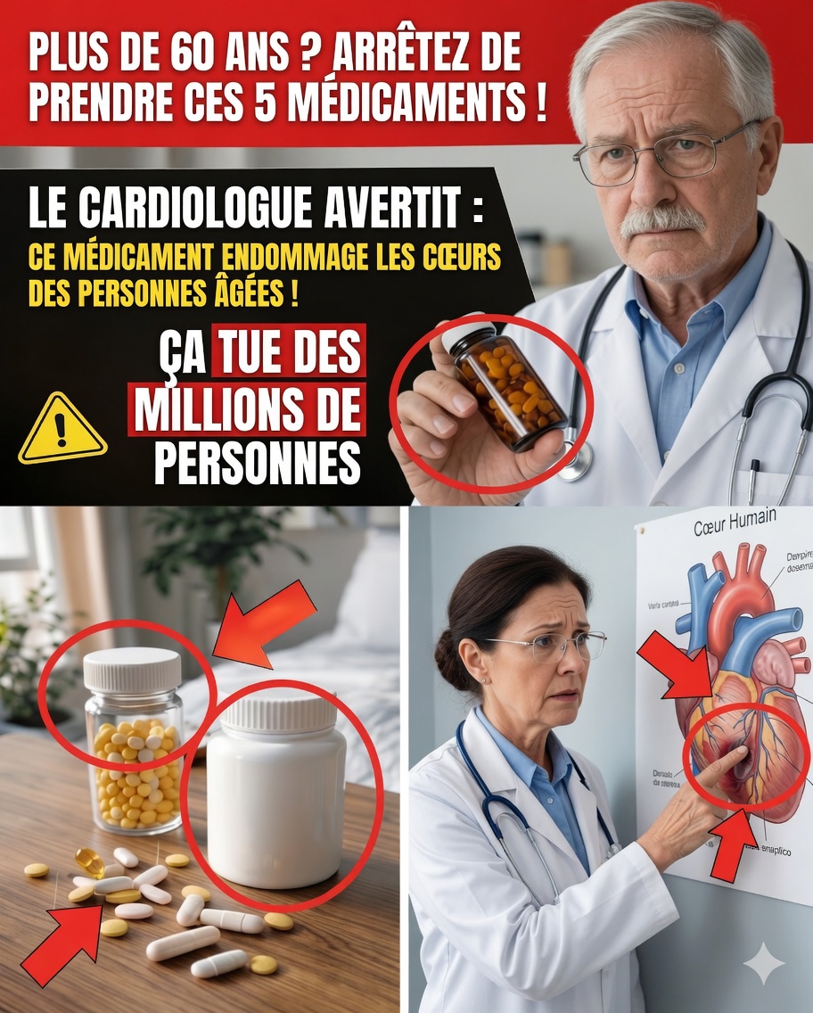 Santé cardiaque après 60 ans : médicaments et compléments alimentaires à évaluer avec plus d’attention