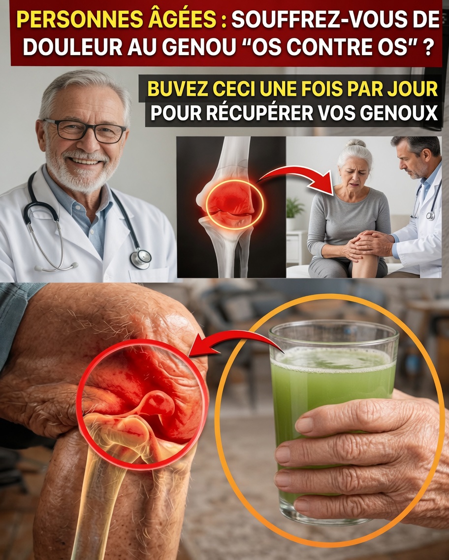 Habitudes quotidiennes en matière de boissons pouvant aider à maintenir le confort des genoux et la souplesse des articulations chez les personnes âgées