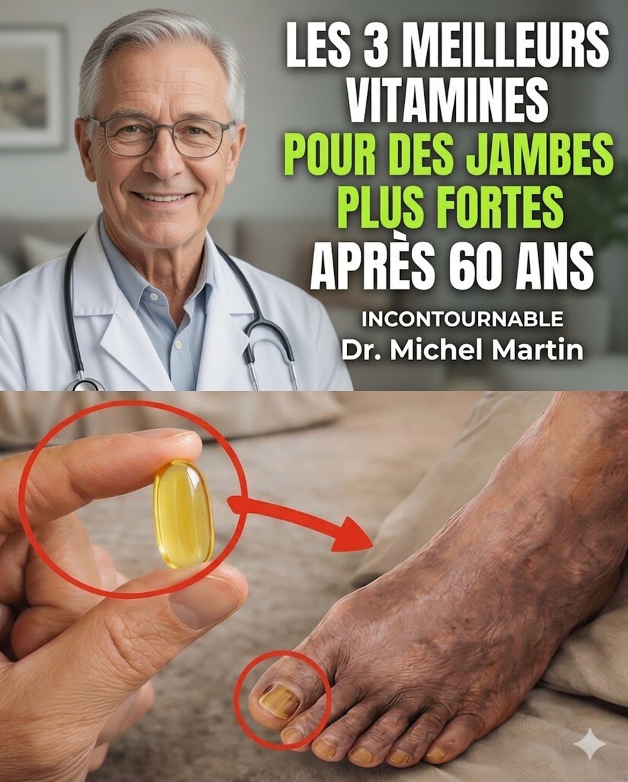 3 vitamines à prendre avant de dormir qui peuvent renforcer les jambes et améliorer la fonction musculaire après 60 ans