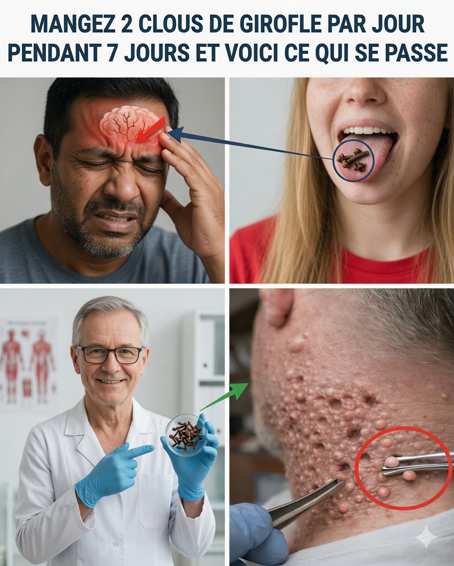 Que se passe-t-il lorsque vous mangez 2 clous de girofle par jour pendant 7 jours ?