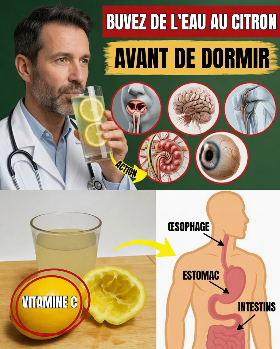 Le rituel nocturne de l’eau citronnée : le secret simple pour se sentir mieux ?