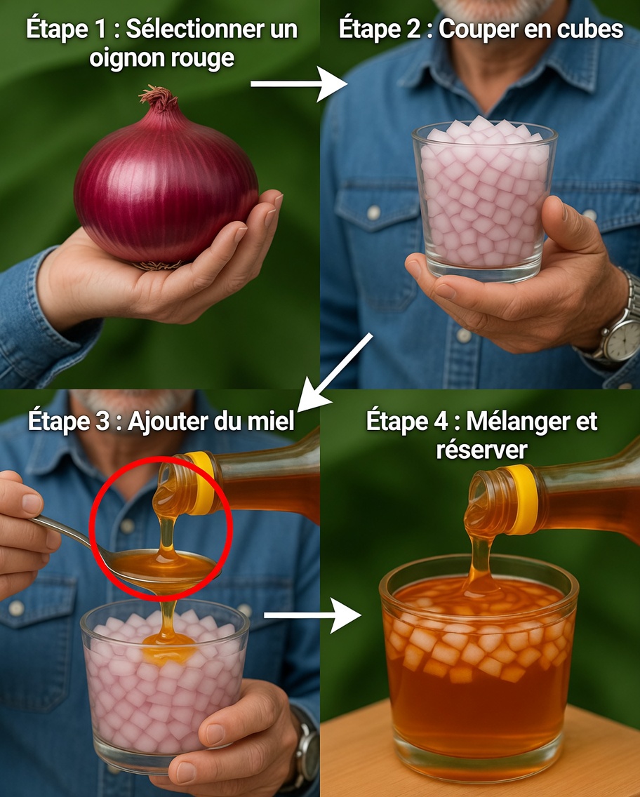Boisson naturelle à l’oignon avec du miel qui peut augmenter la passion et l’intimité