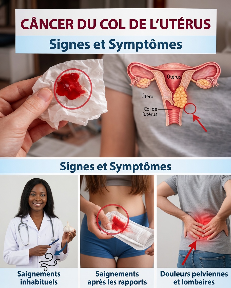 9 signes précoces du cancer du col de l’utérus que beaucoup de femmes ignorent — et pourquoi ils sont importants