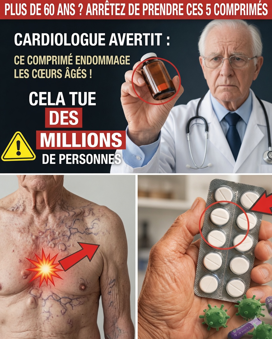 Santé du cœur après 60 ans : médicaments courants à revoir avec le médecin avant une utilisation régulière