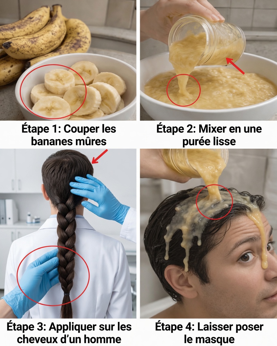 Masque capillaire à la banane deux fois par semaine pour des cheveux plus longs, plus volumineux et une croissance saine