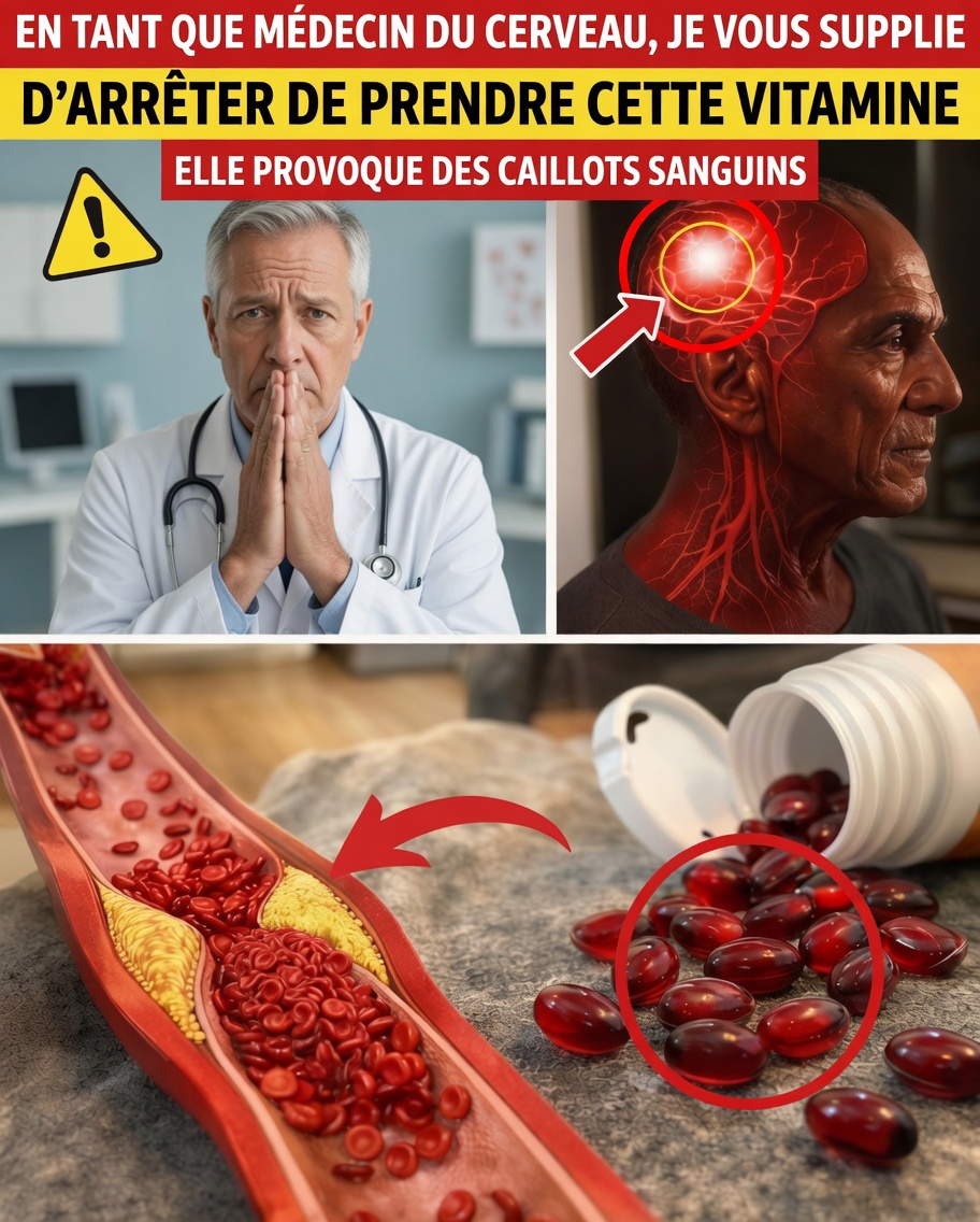 En tant que neurologue, j’ai été choqué : cette vitamine peut augmenter le risque d’AVC du jour au lendemain