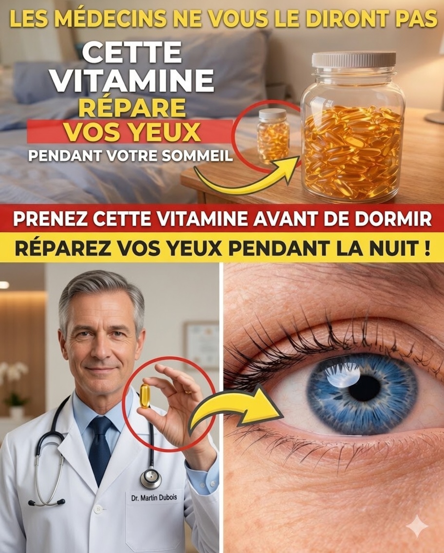 Plus de 60 ans ? Ces 3 vitamines le soir peuvent aider à soutenir une vision plus saine pendant que vous dormez