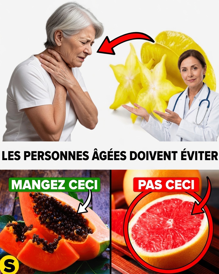 15 fruits que les seniors devraient éviter pour rester en sécurité
