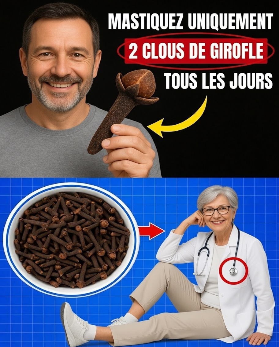 2 Clous de girofle par jour après 50 ans : le secret naturel pour une meilleure santé