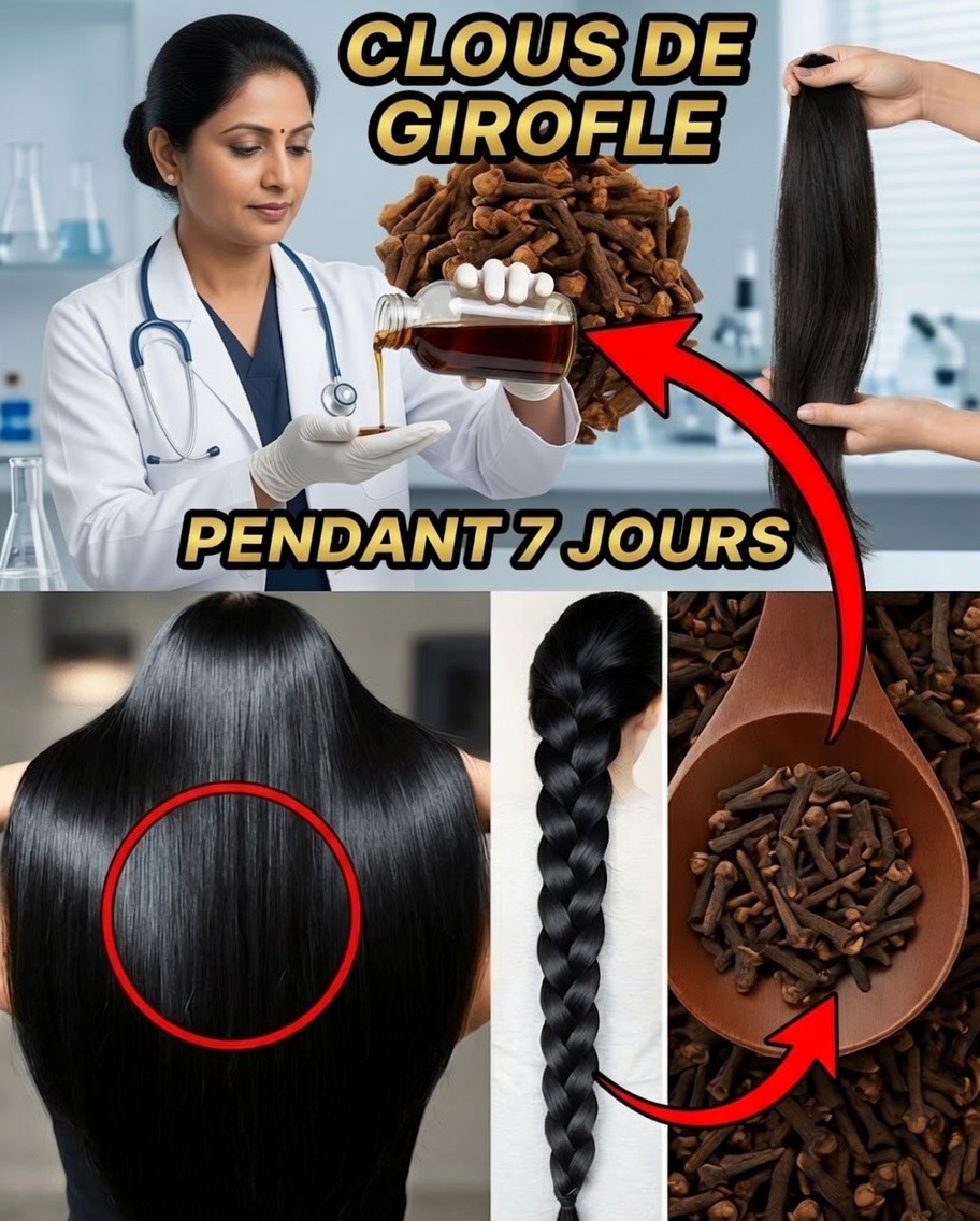 7 jours à utiliser de l’eau de clou de girofle sur les cheveux : des résultats surprenants sur la pousse