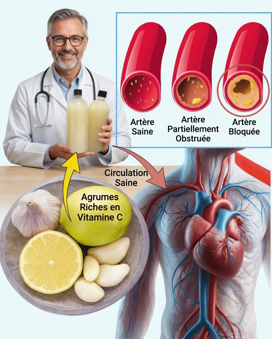 Jus naturel qui peut aider à réduire les plaques dans les artères et améliorer la circulation