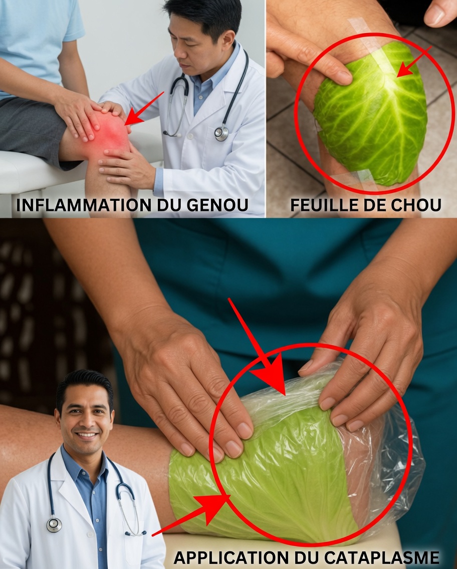 Feuilles de chou enroulées autour de vos jambes : un remède naturel simple aux bienfaits surprenants