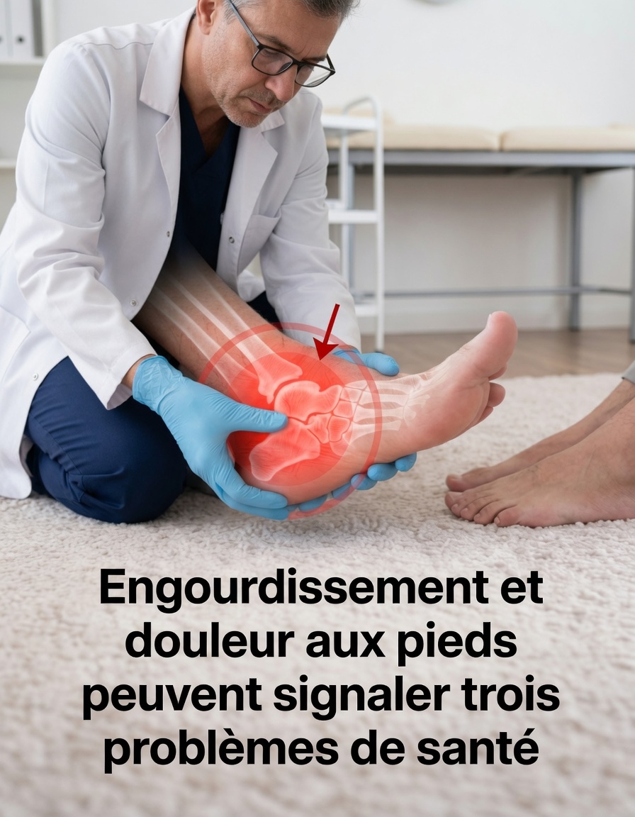 Engourdissement et douleur aux pieds : 3 problèmes de santé que vous ne devez pas ignorer