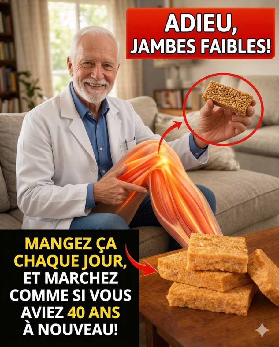 Vous voulez des jambes plus fortes après 80 ans ? Ces aliments simples peuvent aider à maintenir la force musculaire
