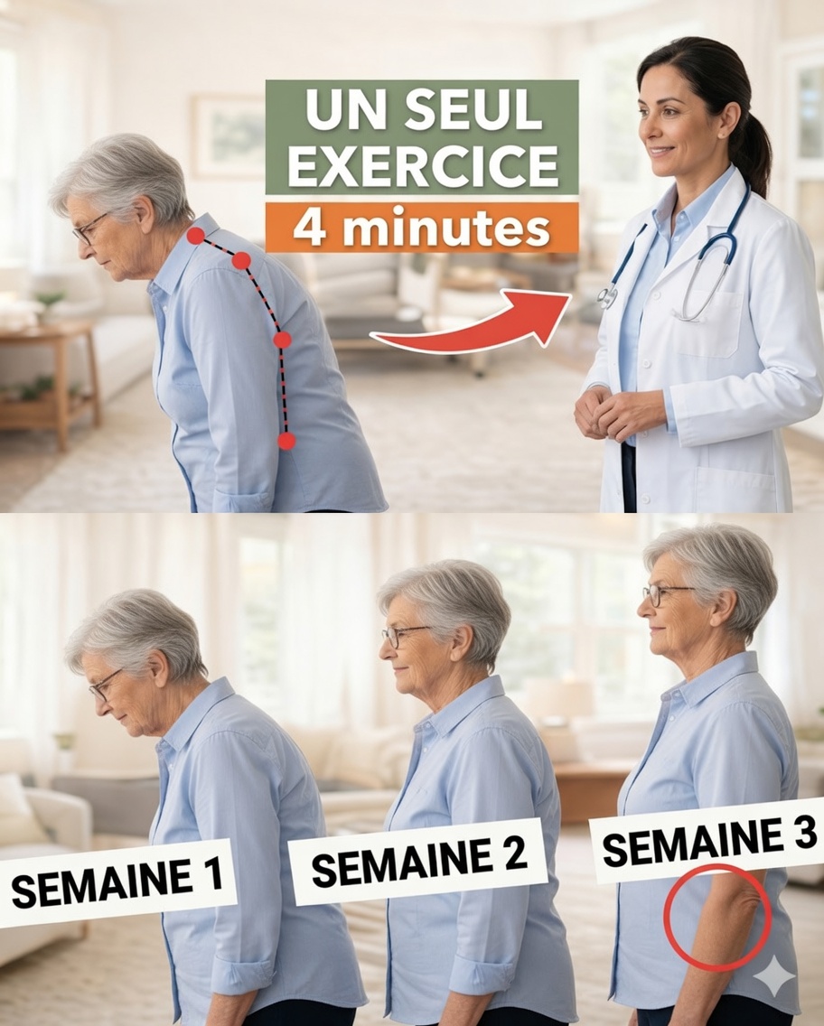 Comment améliorer en douceur la posture de la tête projetée vers l’avant après 60 ans – une routine simple de 4 minutes par jour