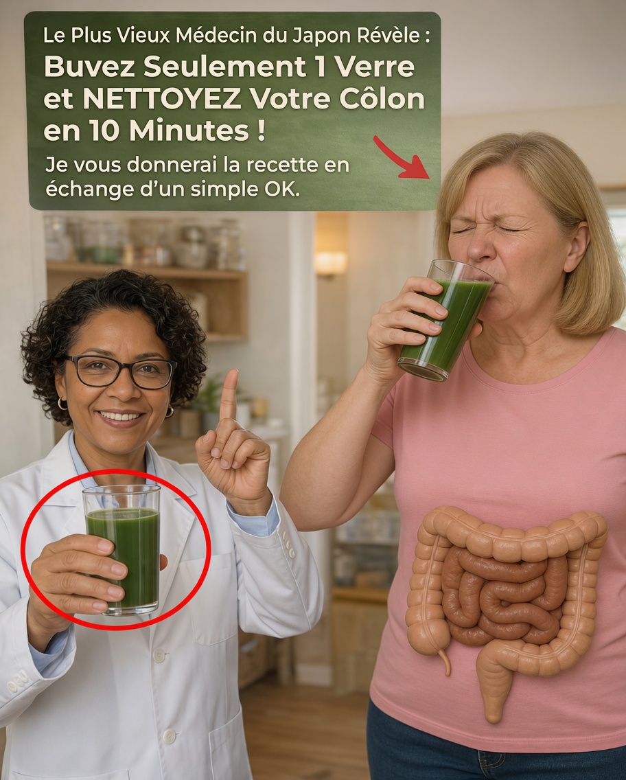 Buvez 1 verre de cette recette naturelle chaque jour pour soutenir la santé du côlon