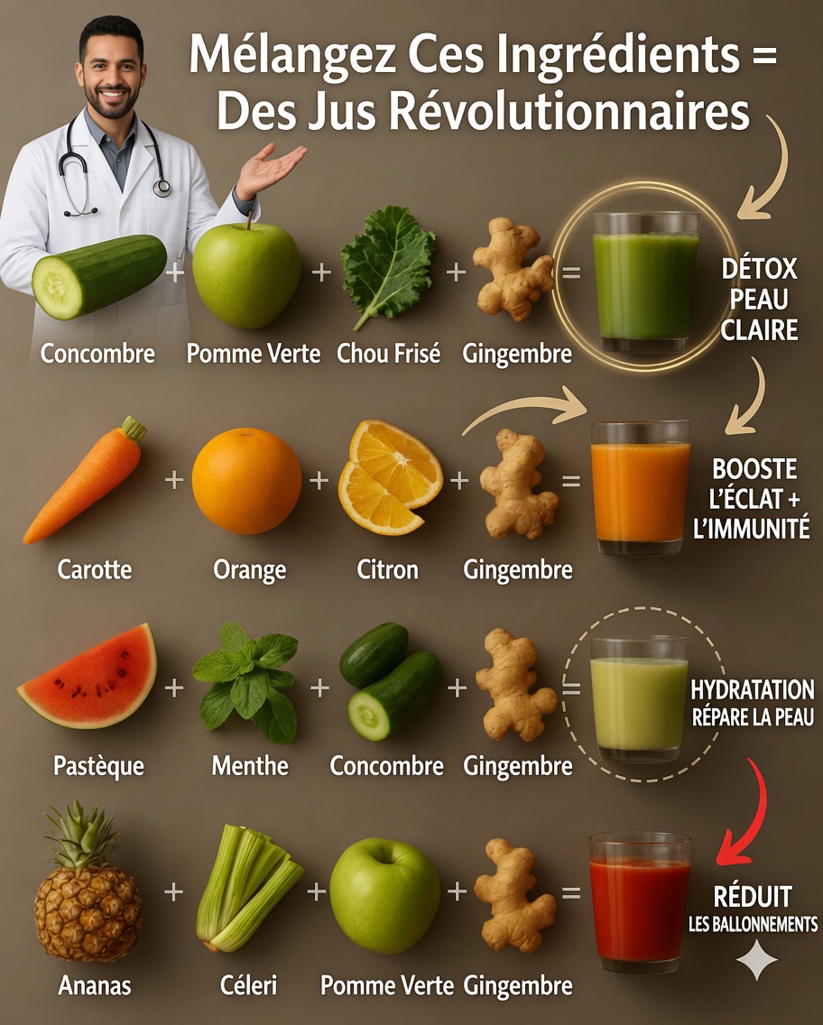 Le jus bien-être du quotidien qui peut transformer votre énergie, votre digestion et votre éclat