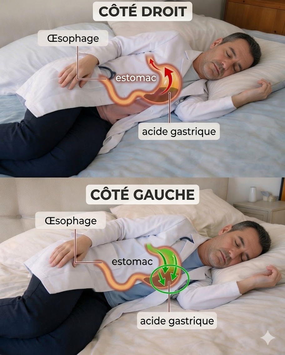 Dormir sur le côté droit : une habitude simple qui peut aider le cœur (mais ce n’est pas toujours la meilleure)