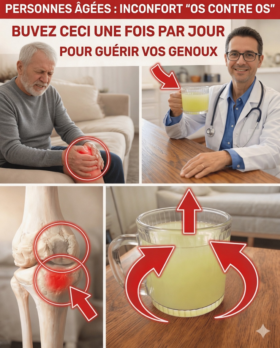 Une boisson simple qui peut aider à soutenir le confort des genoux et la santé des articulations naturellement