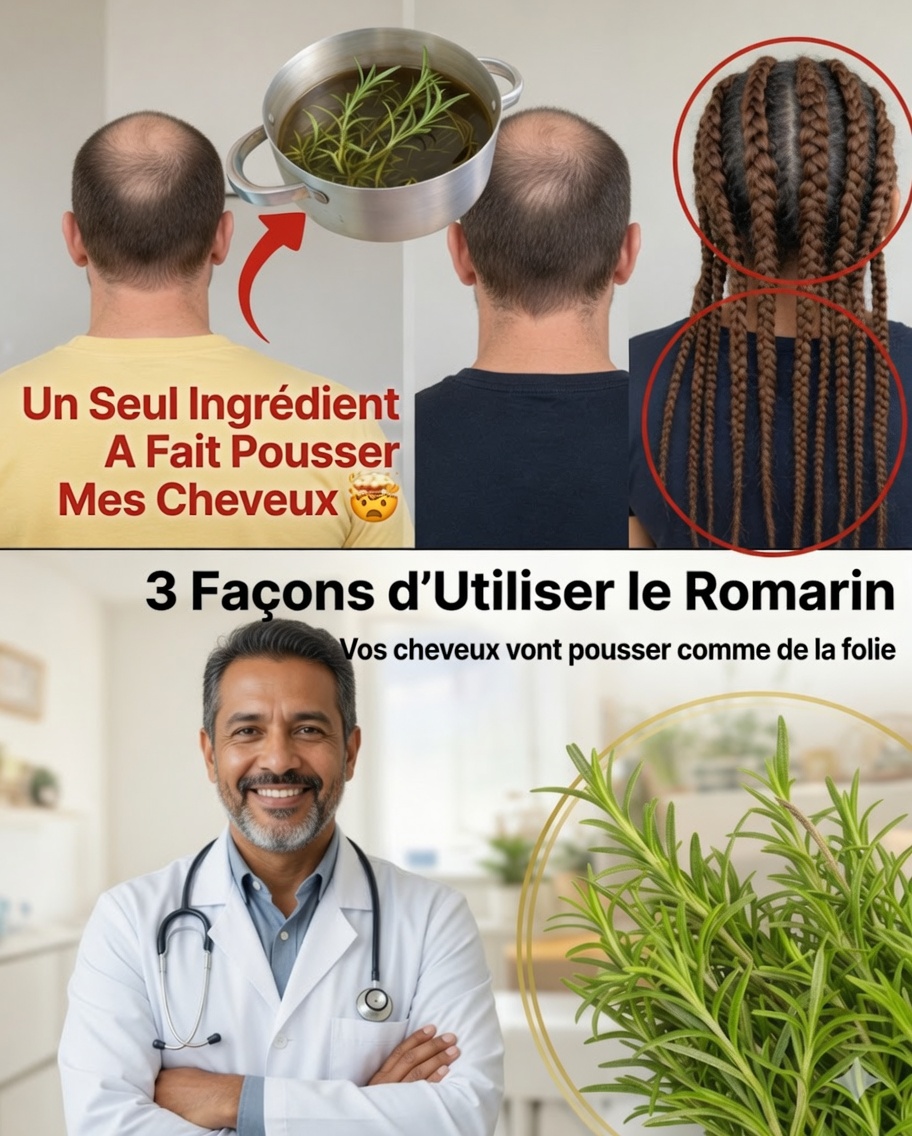 3 façons puissantes d’utiliser le romarin pour avoir des cheveux plus épais et qui poussent plus vite