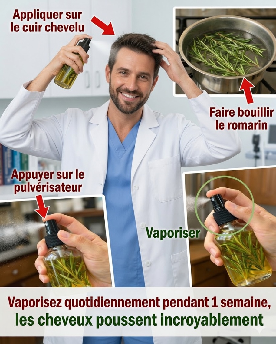 Eau de romarin pour les cheveux : le rituel naturel qui peut revitaliser le cuir chevelu et accroître votre confiance