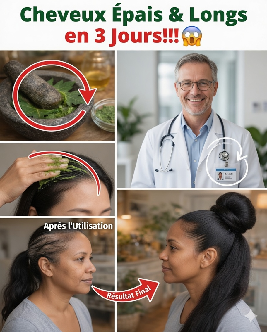 Masque capillaire à base de feuilles de papayer : le secret naturel pour des cheveux plus forts et plus brillants